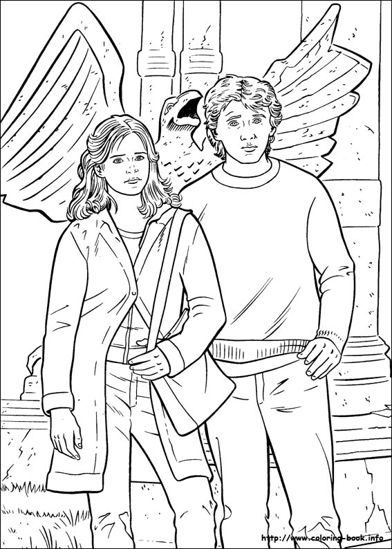 Harry Potter coloring picture